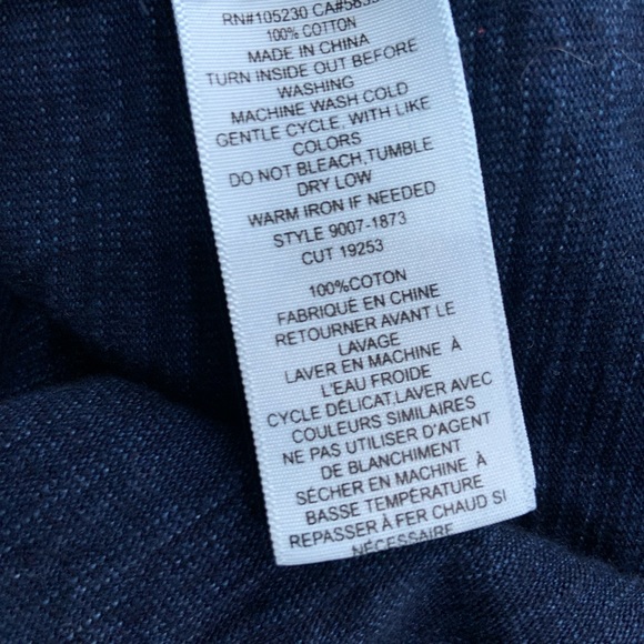 Current/Elliot dark denim blue swing top - Picture 12 of 15